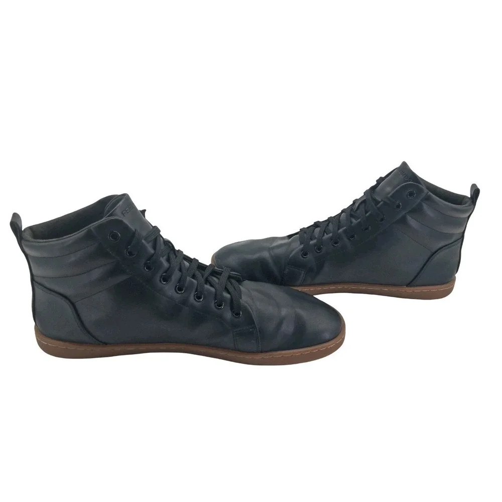 FEELGROUNDS Shoes Mens Size 14 Black Synthetic High Top Barefoot Casual Sneakers